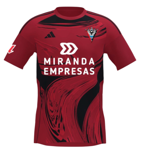Mirandés 25/26 1ª equipación